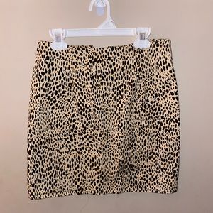 Brandy Melville Leopard Mini Skirt